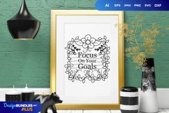 Focus on The Proper One Papercut SVG Product Image 1