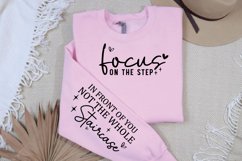 Focus on the step Sleeve SVG Design Product Image 3