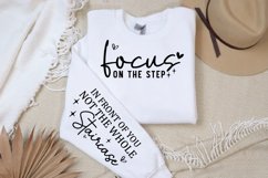 Focus on the step Sleeve SVG Design Product Image 2