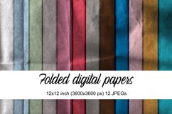 digital papers with folded texture