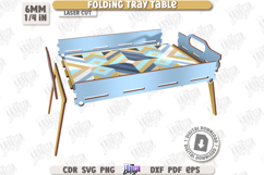 Folding Tray Table Laser Cut Bundle, Breakfast Serving Table Product Image 23