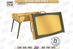 Folding Tray Table Laser Cut Bundle, Breakfast Serving Table Product Image 10