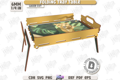 Folding Tray Table Laser Cut Bundle, Breakfast Serving Table Product Image 26