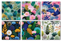 Spring Foliage Vol.1 Seamless Digital Paper, 36 PNG Product Image 2