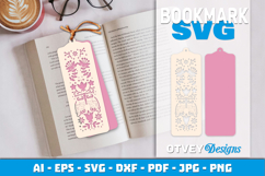 Folk Art Bookmark Paper Cut Product Image 1