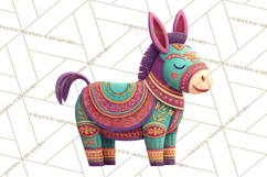 Vibrant Yuletide Friends Clipart, Christmas Folk Art Png Product Image 4