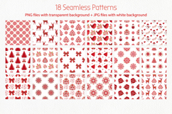 Red and Gold Christmas Patterns