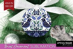 Folk Flowers Ornament PNG - Floral Folk PNG Sublimation Product Image 1