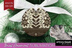 Folk Flowers Ornament PNG - Floral Folk PNG Sublimation Product Image 1