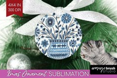 Folk Flowers Ornament PNG - Floral Folk PNG Sublimation Product Image 1