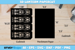 Folk Art Lantern Paper Cut Files Product Image 2