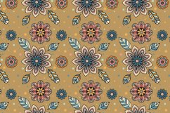 Folk flowers and leaves seamless pattern Product Image 3