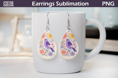 Folk Bird And Butterfly Floral Teardrop Earrings Bundle Product Image 5