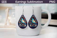 Folk Bird And Butterfly Floral Teardrop Earrings Bundle Product Image 9