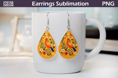 Folk Bird And Butterfly Floral Teardrop Earrings Bundle Product Image 10