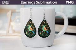 Folk Bird And Butterfly Floral Teardrop Earrings Bundle Product Image 14