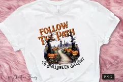 Follow the Path to Halloween Delight PNG | Halloween Product Image 3