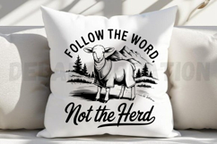 Follow The Word, Not The Herd SVG Product Image 5