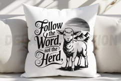 Follow The Word, Not The Herd SVG Product Image 5
