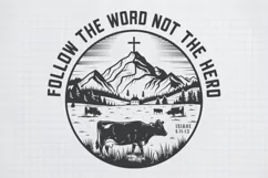 Halloween PNG, Follow the Word Not the Product Image 1