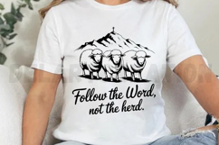 Follow The Word, Not The Herd SVG Product Image 2