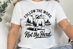 Follow The Word, Not The Herd SVG Product Image 2