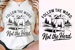 Follow The Word, Not The Herd SVG Product Image 3