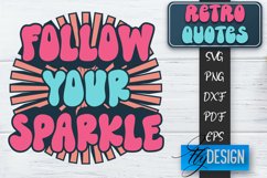 Retro Design | Retro Quotes | Quotes 80&#039;s SVG | SVG File v.1 Product Image 1