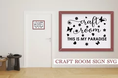 Craft Room SVG. Craft Room Sign. Funny Sign SVG. Craft SVG Product Image 1