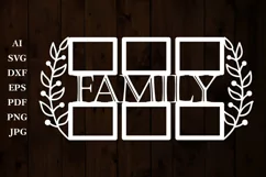 Family Photoframe SVG,Frame for Family Photos,Wedding Photos Product Image 1
