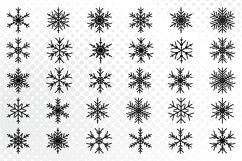 Christmas Snowflakes SVG, Christmas SVG, Snow Snowflake SVG Product Image 2