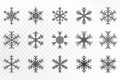 Snowflake SVG, Christmas Snowflakes SVG, Christmas SVG files Product Image 1