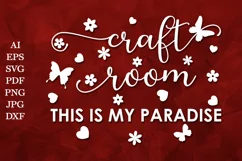 Craft Room SVG. Craft Room Sign. Funny Sign SVG. Craft SVG Product Image 3