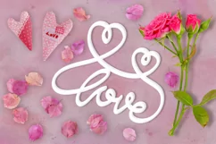 Love SVG. Heart SVG. Swirl Heart SVG. Valentines Heart SVG. Product Image 1