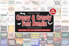 Creepy &amp; Crawly Font Bundle Product Image 1