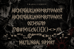Disgrowl Carnage Brutal Death Metal Font Product Image 9
