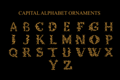 Luxury Gold Ornamental Alphabet Letters A-Z with Elegant Product Image 1