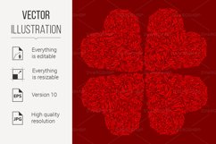 Decorated red heart Product Image 1