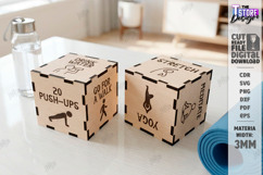 Decision Making Dice Laser Cut Files | Food and Activity SVG Product Image 1