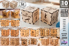Decision Making Dice Laser Cut Bundle | Food and Activity Product Image 1