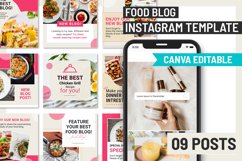 Food Instagram Post | Canva Branding Kit | Food Aesthetic Product Image 10