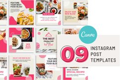 Food Instagram Post | Canva Branding Kit | Food Aesthetic Product Image 2