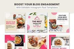 Food Instagram Post | Canva Branding Kit | Food Aesthetic Product Image 5