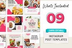Food Instagram Post | Canva Branding Kit | Food Aesthetic Product Image 8