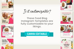 Food Instagram Post | Canva Branding Kit | Food Aesthetic Product Image 9