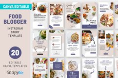 Food Instagram Story | Foodie Blogger Canva Template Product Image 1