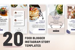 Food Instagram Story | Foodie Blogger Canva Template Product Image 2