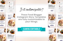 Food Instagram Story | Foodie Blogger Canva Template Product Image 8