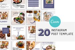 Editable Food Template | Editable Instagram Post Template Product Image 9