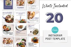 Editable Food Template | Editable Instagram Post Template Product Image 8